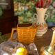 Glazed ceramic water pitcher