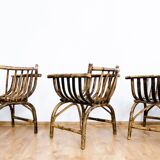 Art deco rattan armchairs 1920