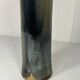 Bottle-shaped vase in glazed stoneware, 20th century design, H: 28cm