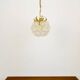 Floral Crystal Glass Chandelier by Ernst Palme