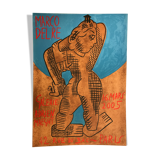Lithographic poster of DEL RE Marco, Galerie Maeght, 2005
