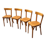 4 chaises bistrot baumann n° 18