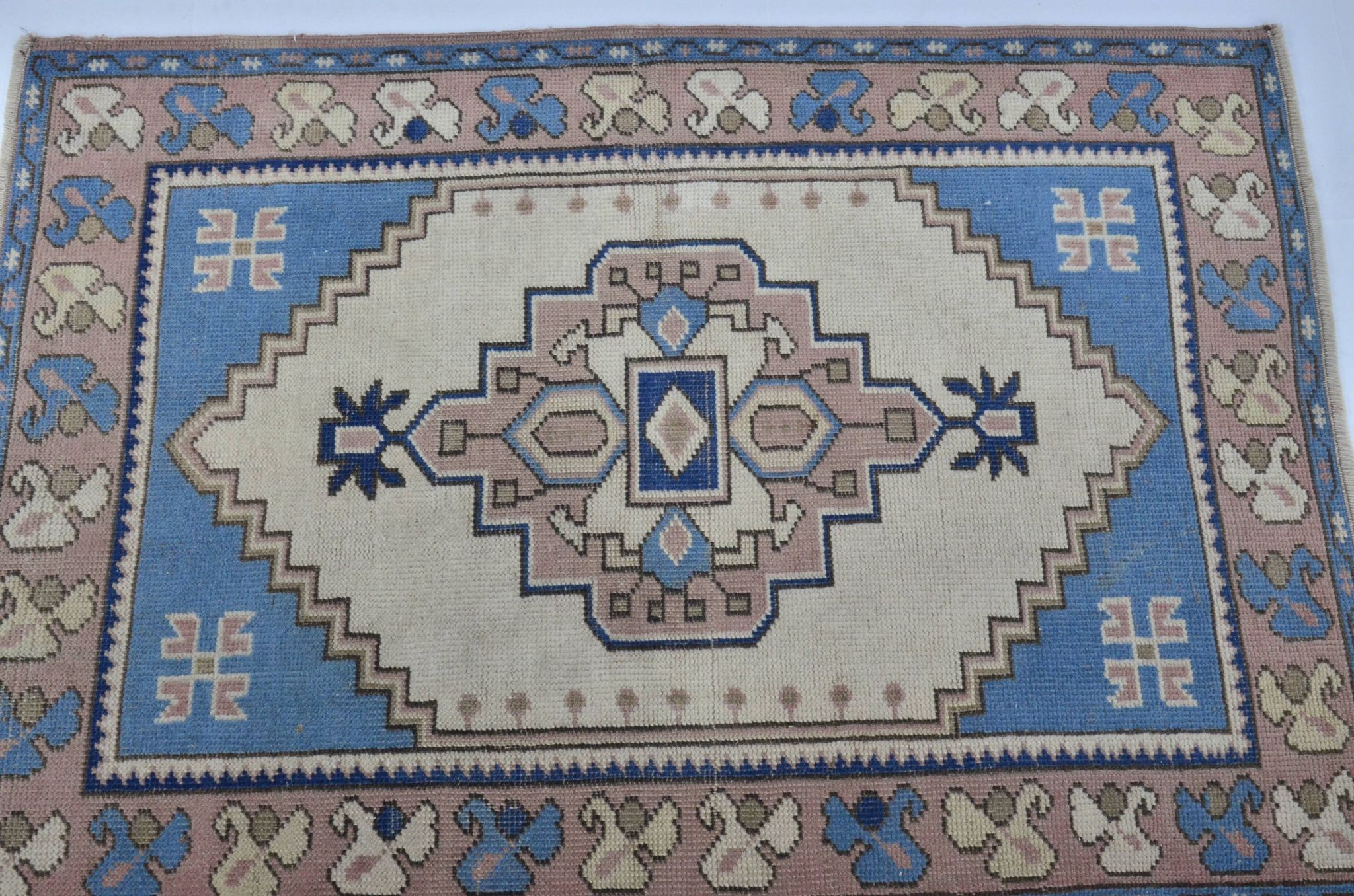 Oushak Vintage Wool Rug sku 3423
