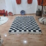 Handmade wool Berber rug 250x150 cm