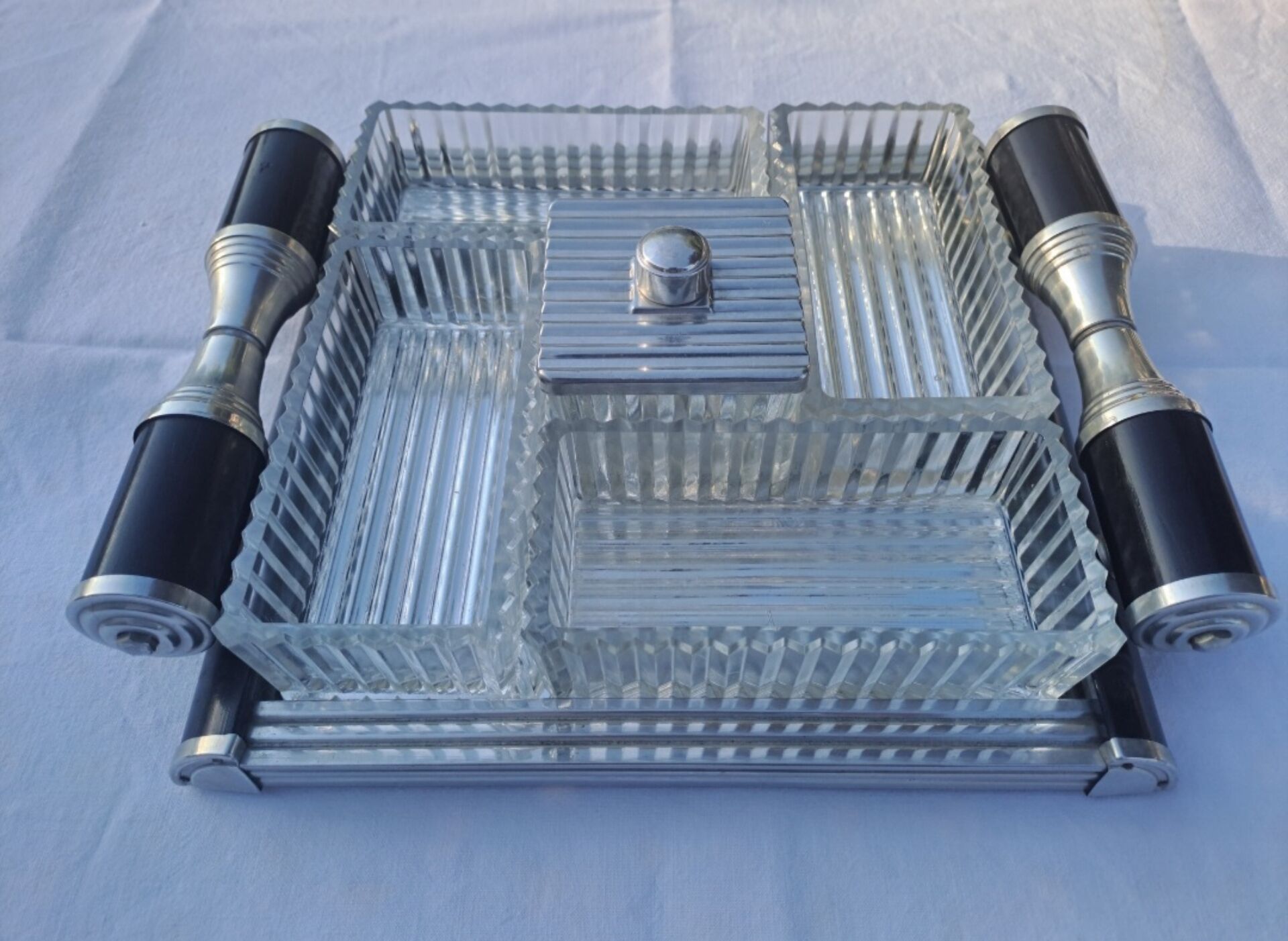 Art Deco aperitif platter
