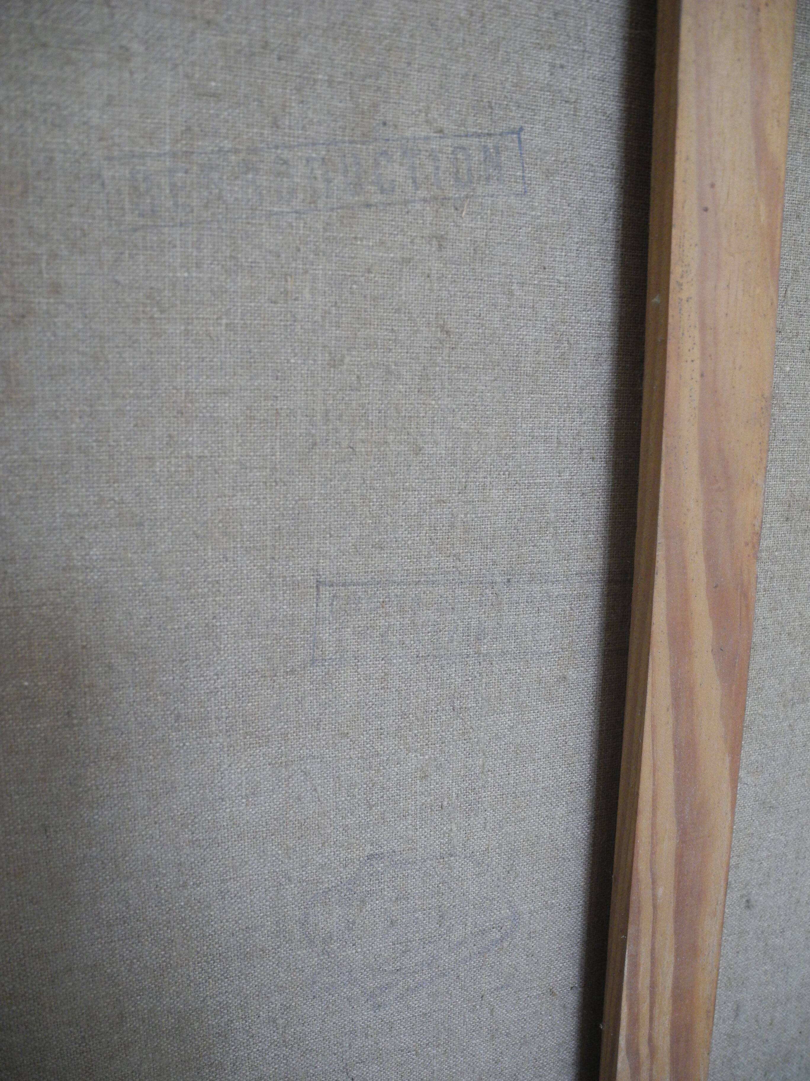 old painting reproduction Marcel Dyf vintage deco repro painting 1960