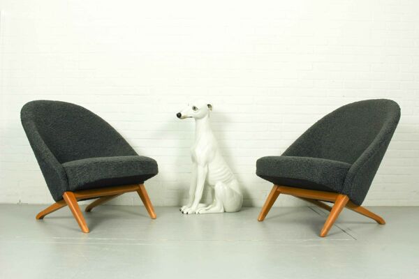 Paire de fauteuils Congo par Theo Ruth pour artifort, années 1950