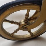 Oval brass serving table