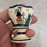 Egg cups earthenware Hb Henriot Quimper