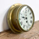 Antique brass navy ship clock