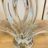 Pair of Vannes crystal candlesticks