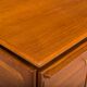 Mid-century modern teak freestanding desk from GV Møbler, 1960s