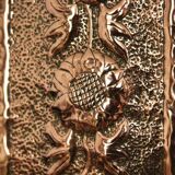 Single mid-century Swedish copper sconce