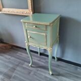 Louis XV style celadon and gold bedside