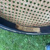 Viennese curved wood armchair FISCHEL circa 1920