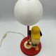 Lampe de table snoopy dog par Nuova Linea zero italie, 80s