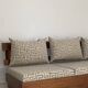 1970s wooden wall bench