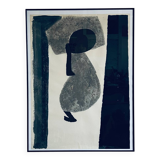 Lithographie originale Sleeping Infant édition II de Gregorio Prestopino numérotée et signée. 55/60 vers 1960.