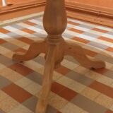 Interior's Roundtable in natural waxed spruce