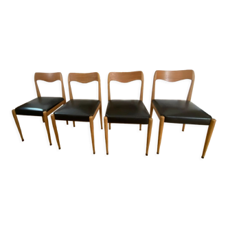 Set of 4 Scandinavian chairs