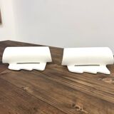 Pair of ceramic wall lights