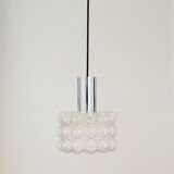 Mid-century modern bubble glass pendant/ceiling lamp by helena tynell for limburg, germany, 1960s