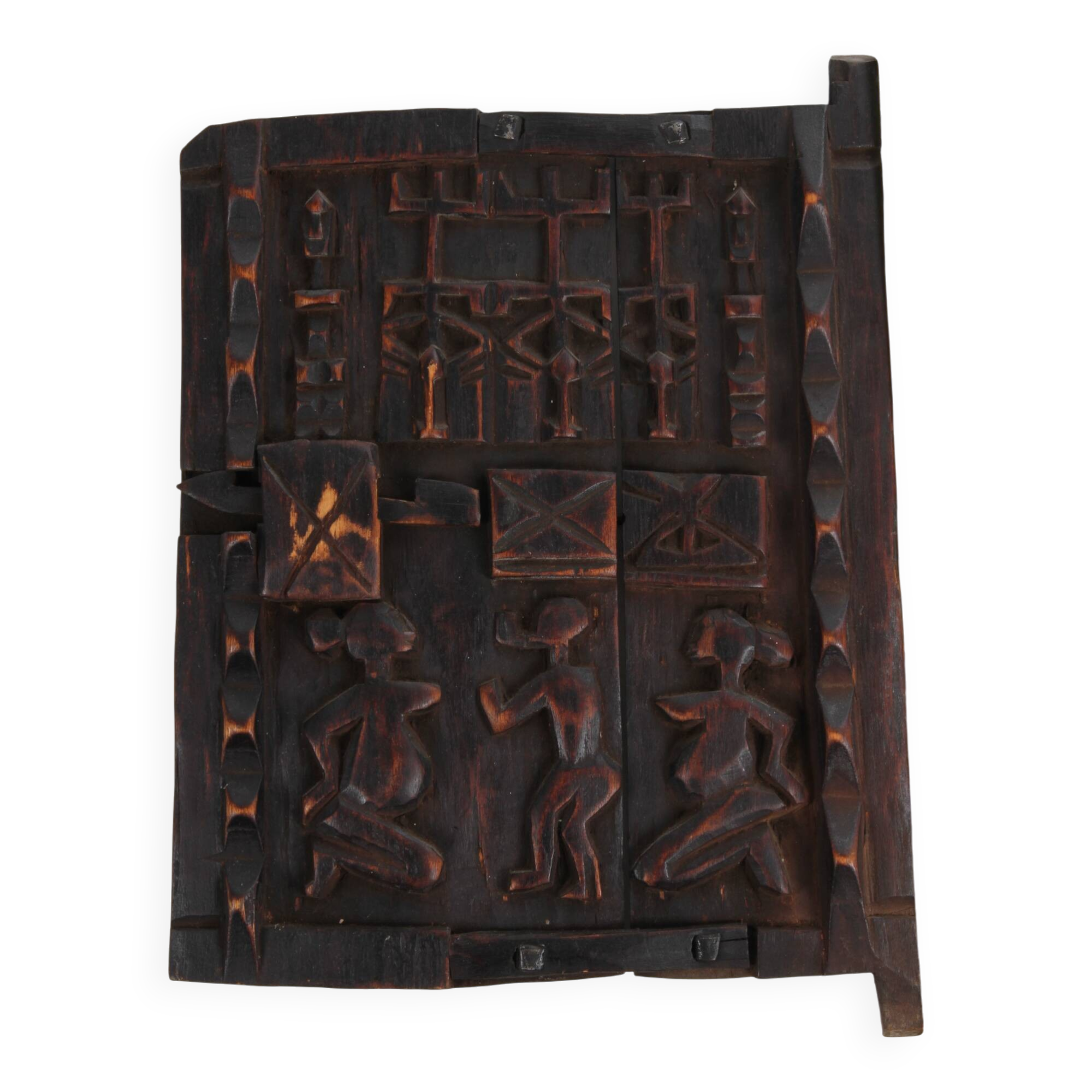 Dogon granary door African art fertility 33x27