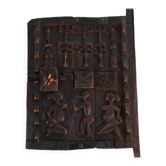 Dogon granary door African art fertility 33x27