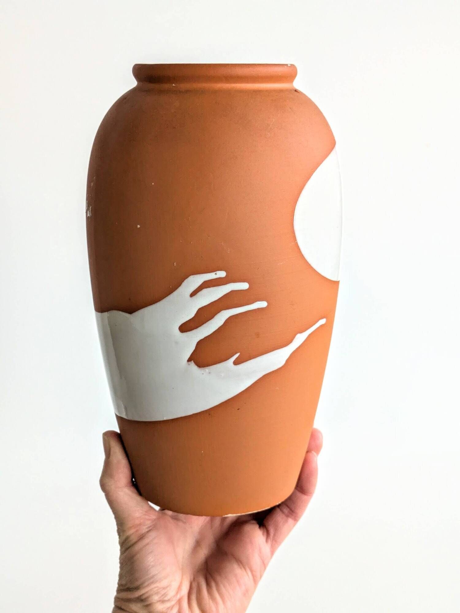 Scheurich Vase | Model 244-22 | West Germany Pottery 1980s