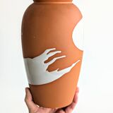Scheurich Vase | Model 244-22 | West Germany Pottery 1980s