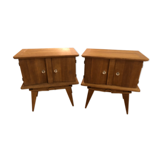 Pair of vintage bedsides