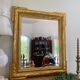 Superb antique bevelled mirror with "ears" – Louis-Philippe style – F