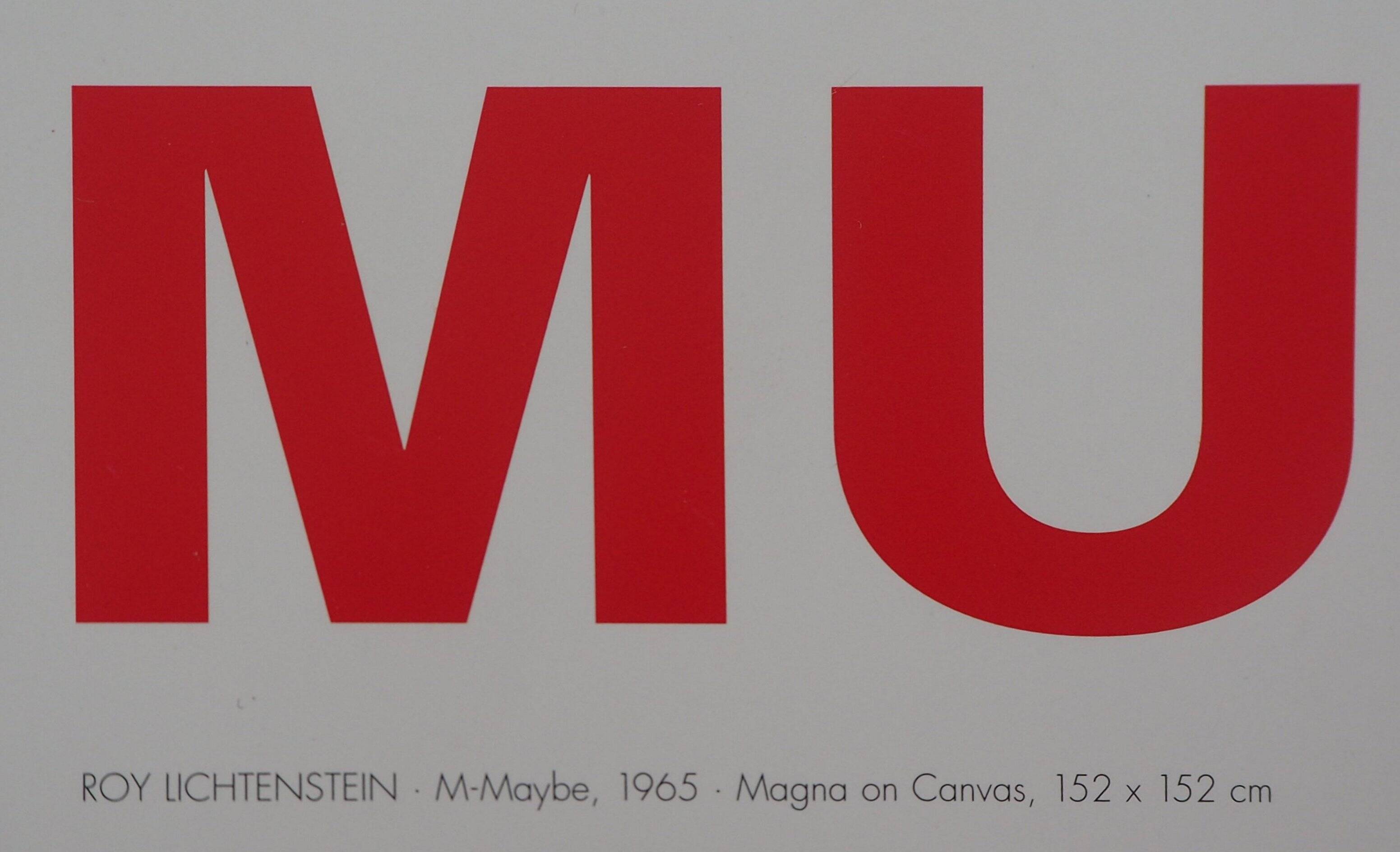 Roy LICHTENSTEIN: Maybe Girl, original poster