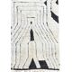 Large Beni Ouarain rug 190 × 300 cm – Graphic Berber rug in wool fa