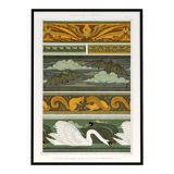 Poster “Animals in Decoration”, after an Art Nouveau lithograph