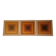 Vintage Optical Art Triptych - Vasarely Style - Frame 30x30cm