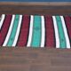Handmade berber carpet made of multicolored cotton 140x225 cm