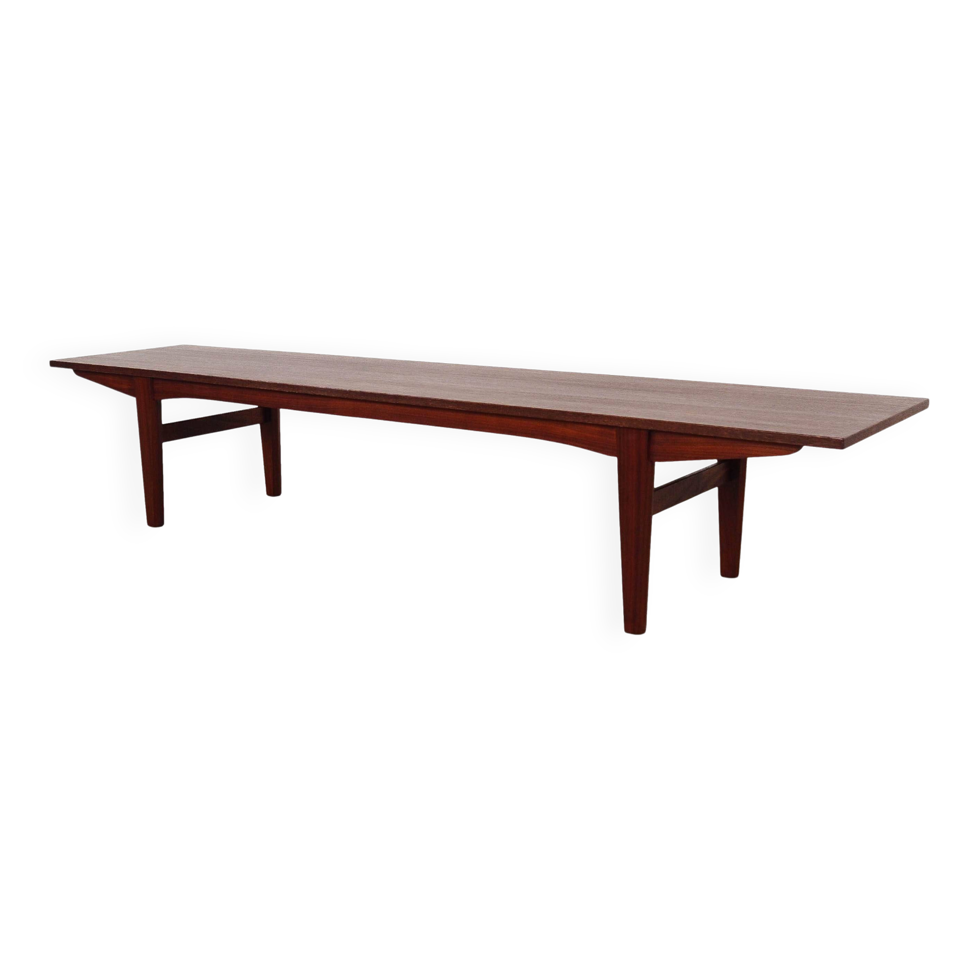 Teak lowboard, Danish design, 1970s, made in Denmark