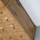 Large antique German pine apothecary cabinet / vitrine early 20th century