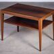 Side Table in Rosewood with Magazine Rack by Severin Hansen for Haslev Møbelsnedkeri, 1950s