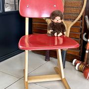 Vintage red Casala children's chair
