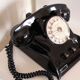 Telephone PTT bakelite noir années 50