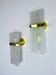 Pair of wall lights from Sciolari for Lightolier, circa 1970, Italy