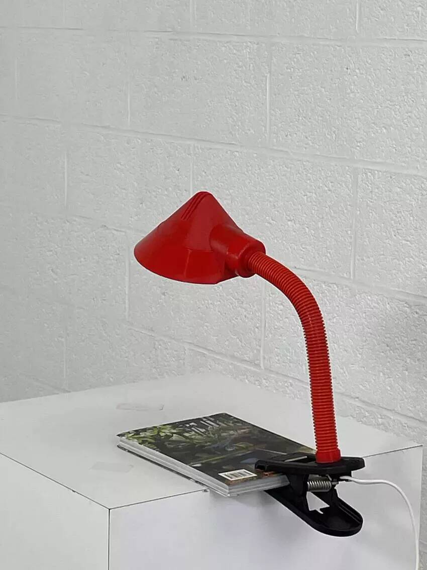 Vintage articulated clamp lamp