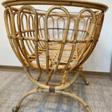 Rattan cradle