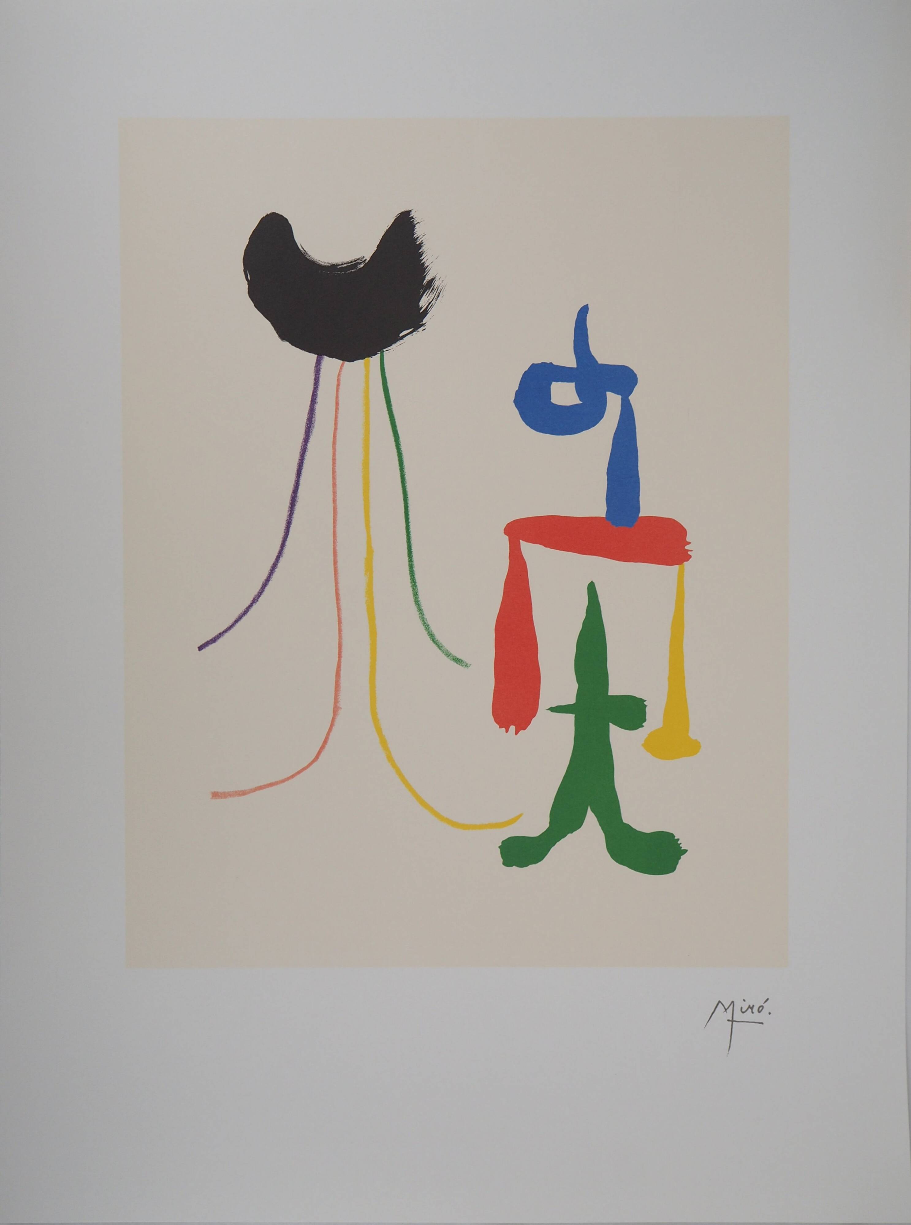 Joan MIRO: Surrealist couple, signed lithograph