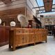 Buffet brutaliste en vieux sapin