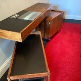 Suspended console rosewood of rio