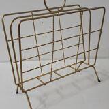 Vintage metal gold magazine door