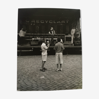 Photo originale 2000. concert recyclart musique enfance belgique